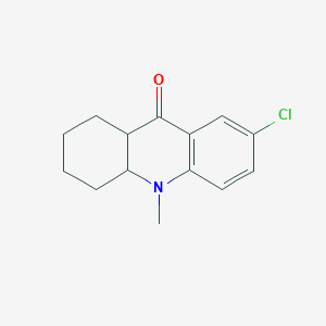 7-Chloro-10-methyl-1,3,4,4a,9a,10-hexahydroacridin-9(2H)-one