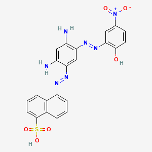 molecular formula C22H17N7O6S B14689565 Alizarol Brown EB CAS No. 25747-14-2