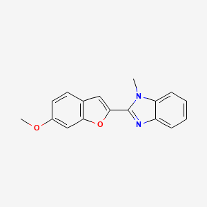 2-(6-Methoxy-1-benzofuran-2-yl)-1-methyl-1H-benzimidazole