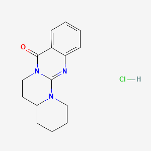 2,10,18-triazatetracyclo[8.8.0.02,7.012,17]octadeca-1(18),12,14,16-tetraen-11-one;hydrochloride