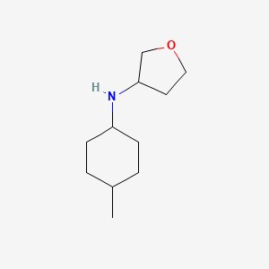 molecular formula C11H21NO B1468960 N-[(1r,4r)-4-methylcyclohexyl]oxolan-3-amine CAS No. 1592011-55-6