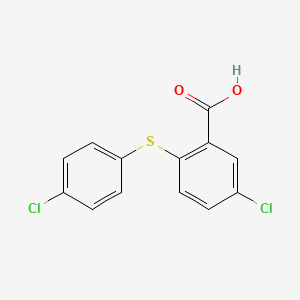 molecular formula C13H8Cl2O2S B1468962 5-Chloro-2-[(4-chlorophenyl)sulfanyl]benzoic acid CAS No. 5101-53-1