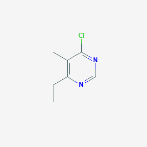 molecular formula C7H9ClN2 B1468964 4-Chloro-6-ethyl-5-methylpyrimidine CAS No. 144078-60-4