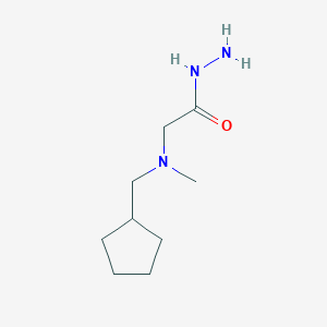 2-[(Cyclopentylmethyl)(methyl)amino]acetohydrazide