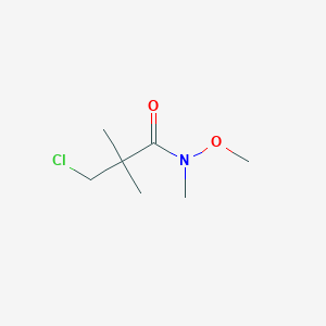 3-chloro-N-methoxy-N,2,2-trimethylpropanamide