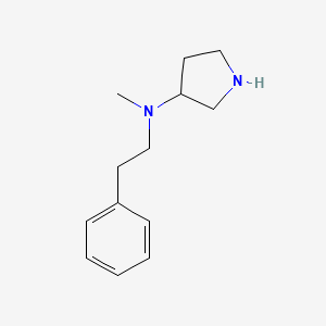 molecular formula C13H20N2 B1468969 N-methyl-N-(2-phenylethyl)pyrrolidin-3-amine CAS No. 1338980-27-0