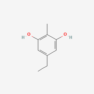 molecular formula C9H12O2 B14689709 5-Ethyl-2-methylbenzene-1,3-diol CAS No. 34745-52-3