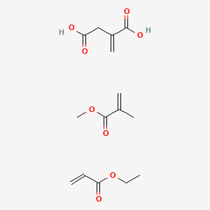 Ethyl prop-2-enoate;2-methylidenebutanedioic acid;methyl 2-methylprop-2-enoate