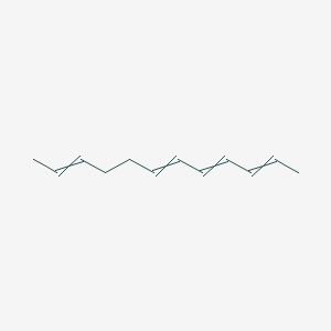 molecular formula C12H18 B14689803 Dodeca-2,4,6,10-tetraene CAS No. 24330-32-3