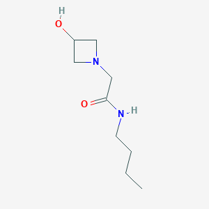N-butyl-2-(3-hydroxyazetidin-1-yl)acetamide