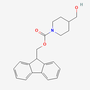 molecular formula C21H23NO3 B1468982 1-Fmoc-4-(hydroxymethyl)piperidine CAS No. 1072502-03-4