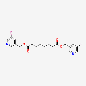 Octanedioic acid, bis((5-fluoro-3-pyridinyl)methyl) ester