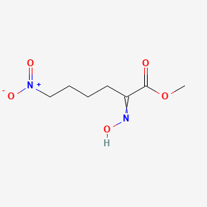 Methyl 2-(hydroxyimino)-6-nitrohexanoate