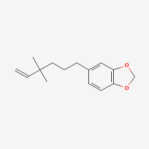 5-(4,4-Dimethylhex-5-en-1-yl)-2H-1,3-benzodioxole