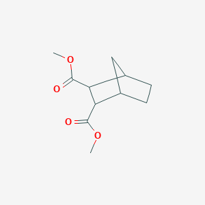 molecular formula C11H16O4 B14689872 Dimethyl bicyclo[2.2.1]heptane-2,3-dicarboxylate CAS No. 35436-50-1