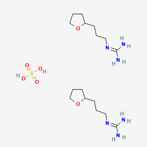 2-[3-(oxolan-2-yl)propyl]guanidine;sulfuric acid