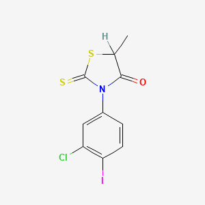 3-(3-Chloro-4-iodophenyl)-5-methylrhodanine