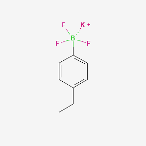 molecular formula C8H9BF3K B1468988 Potassium (4-ethylphenyl)trifluoroborate CAS No. 1160725-33-6