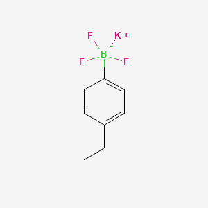 molecular formula C8H9BF3K B1468988 三氟硼酸(4-乙基苯基)钾 CAS No. 1160725-33-6