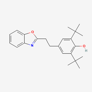 4-[2-(1,3-Benzoxazol-2-yl)ethyl]-2,6-di-tert-butylphenol