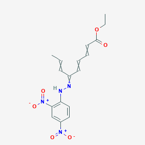 Ethyl 6-[2-(2,4-dinitrophenyl)hydrazinylidene]nona-2,4,7-trienoate