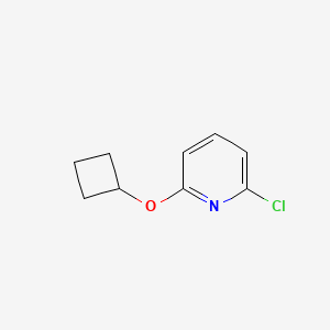 molecular formula C9H10ClNO B1468998 2-Chloro-6-cyclobutoxypyridine CAS No. 174134-86-2