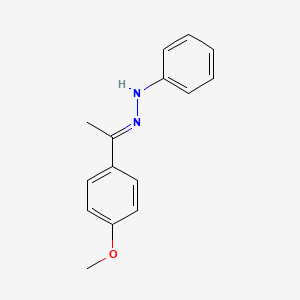 N-[(E)-1-(4-methoxyphenyl)ethylideneamino]aniline