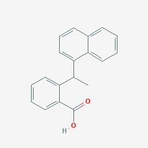 2-[1-(Naphthalen-1-yl)ethyl]benzoic acid