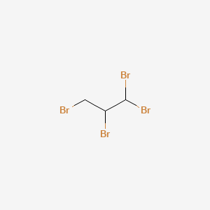 molecular formula C3H4Br4 B14690008 1,1,2,3-Tetrabromopropane CAS No. 34581-76-5