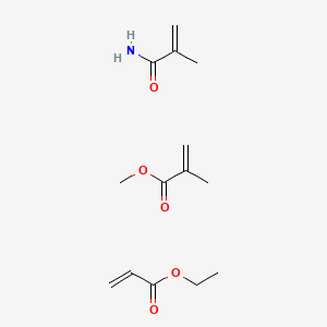 Ethyl prop-2-enoate;methyl 2-methylprop-2-enoate;2-methylprop-2-enamide