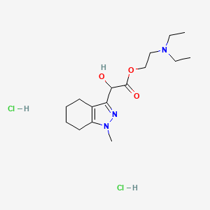 1H-Indazole-3-glycolic acid, 4,5,6,7-tetrahydro-1-methyl-, 2-(diethylamino)ethyl ester, dihydrochloride