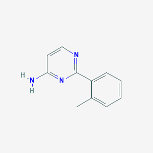 2-(2-Methylphenyl)pyrimidin-4-amine