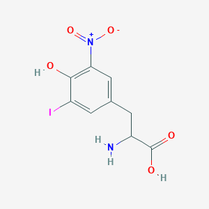 2-Amino-3-(4-hydroxy-3-iodo-5-nitrophenyl)propanoic acid