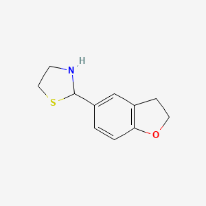 2-(2,3-Dihydrobenzofuran-5-yl)thiazolidine
