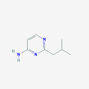 molecular formula C8H13N3 B1469020 2-(2-Methylpropyl)pyrimidin-4-amine CAS No. 1250014-31-3