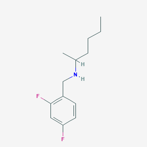[(2,4-Difluorophenyl)methyl](hexan-2-yl)amine