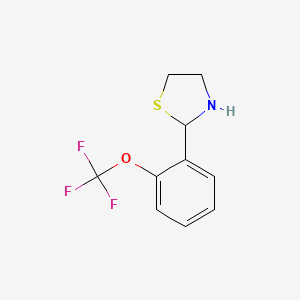 2-(2-(Trifluoromethoxy)phenyl)thiazolidine