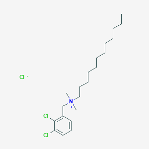 N-[(2,3-Dichlorophenyl)methyl]-N,N-dimethyldodecan-1-aminium chloride