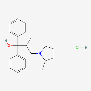 1,1-Diphenyl-2-methyl-3-(5-methylpyrrolidinyl)propanol hydrochloride