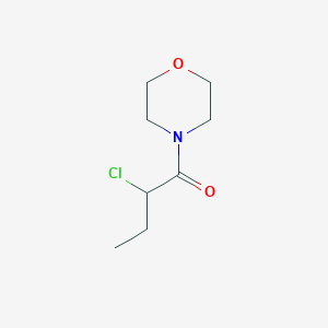 molecular formula C8H14ClNO2 B1469039 2-氯-1-(吗啉-4-基)丁烷-1-酮 CAS No. 1250250-28-2