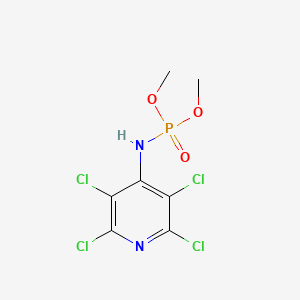 Phosphoramidic acid, (2,3,5,6-tetrachloro-4-pyridyl)-, dimethyl ester