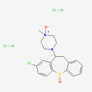 1-(8-Chloro-10,11-dihydrodibenzo(b,f)thiepin-10-yl)-4-methylpiperazine S,4-dioxide 2HCl