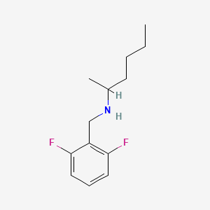 [(2,6-Difluorophenyl)methyl](hexan-2-yl)amine