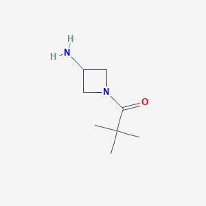 1-(3-Aminoazetidin-1-yl)-2,2-dimethylpropan-1-one