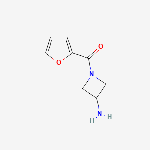 1-(Furan-2-carbonyl)azetidin-3-amine
