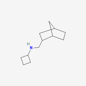 molecular formula C12H21N B1469057 N-({bicyclo[2.2.1]heptan-2-yl}methyl)cyclobutanamine CAS No. 1344153-06-5