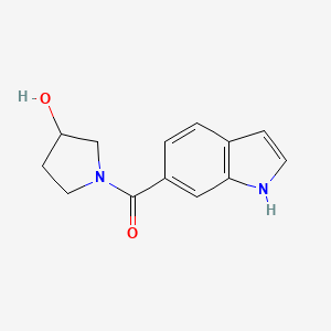 1-(1H-indole-6-carbonyl)pyrrolidin-3-ol