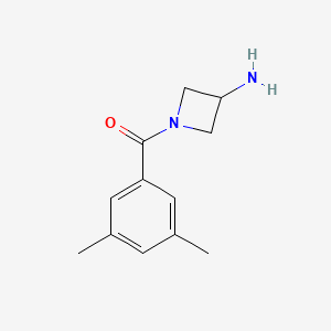 molecular formula C12H16N2O B1469059 1-(3,5-Dimethylbenzoyl)azetidin-3-amine CAS No. 1343612-77-0