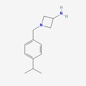 1-{[4-(Propan-2-yl)phenyl]methyl}azetidin-3-amine