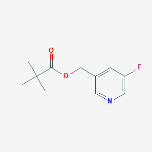 (5-Fluoropyridin-3-yl)methyl 2,2-dimethylpropanoate